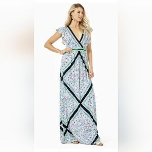 Lilly Pulitzer Roselle Maxi Dress Lets Get Wild